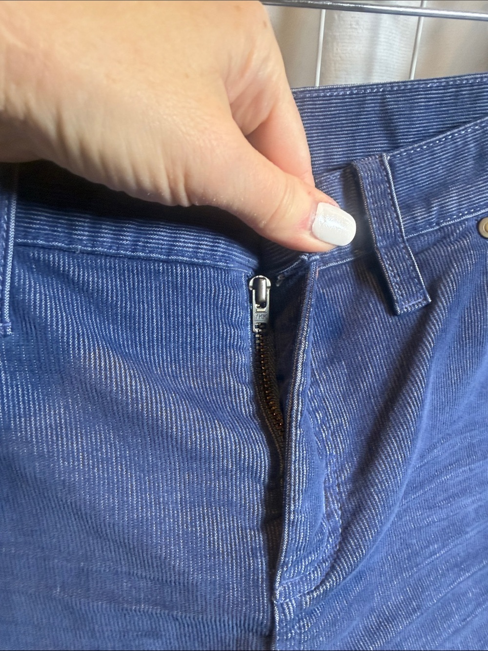 Carve Designs Blue corduroy Cutoff Shorts 12 - Picture 3 of 8